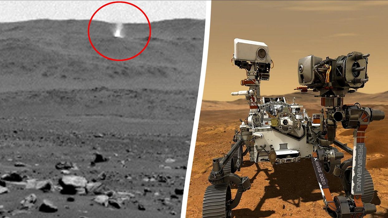NASA captures 'dust devil' on the surface of Mars