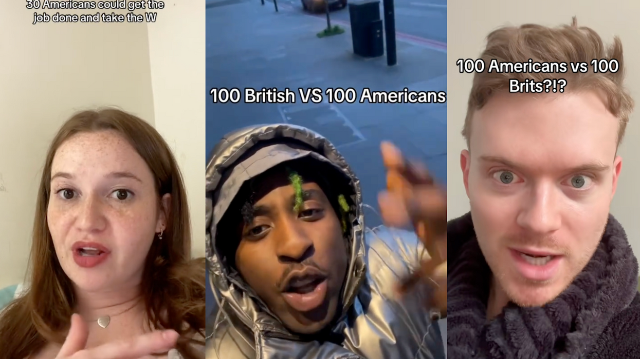 100 Americans vs 100 Brits is the latest viral debate dividing everyone