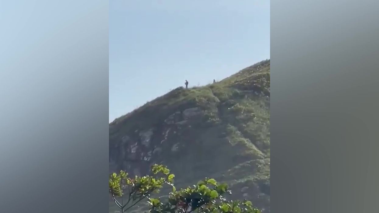 '10ft tall aliens' spotted on a hilltop in Brazil