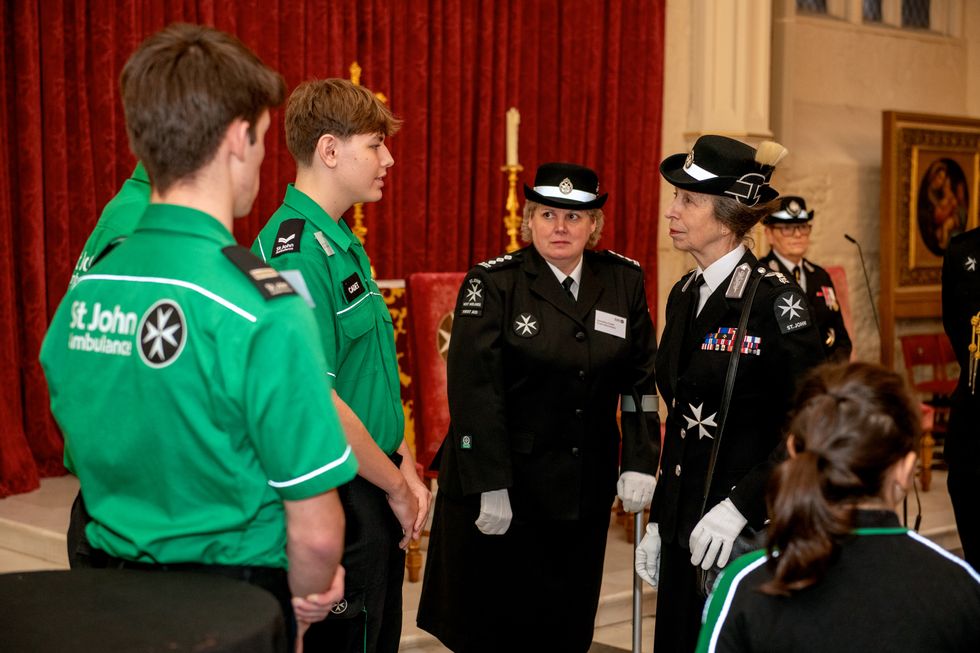 Boy, 16, who saved neighbour’s life with CPR is honoured by Princess Royal