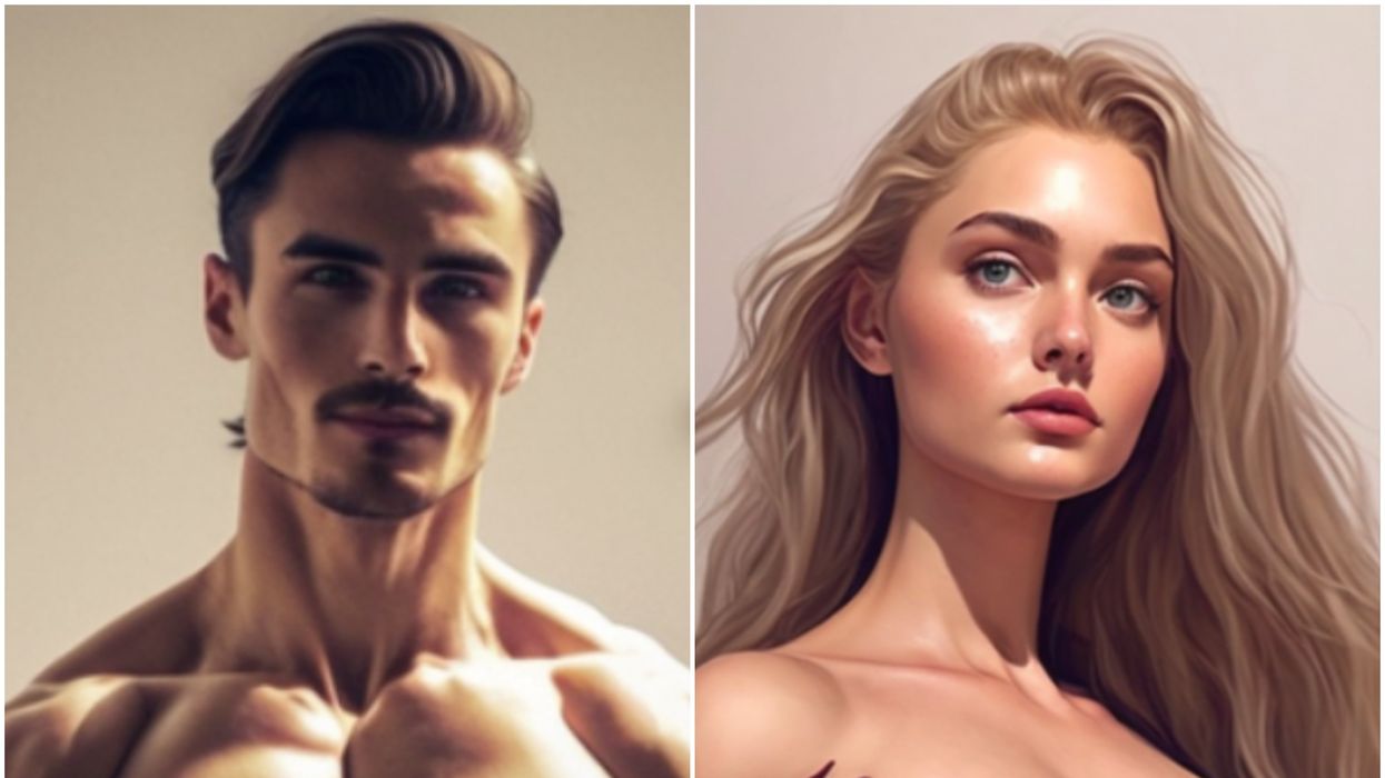 AI creates images of 'ideal' men and women