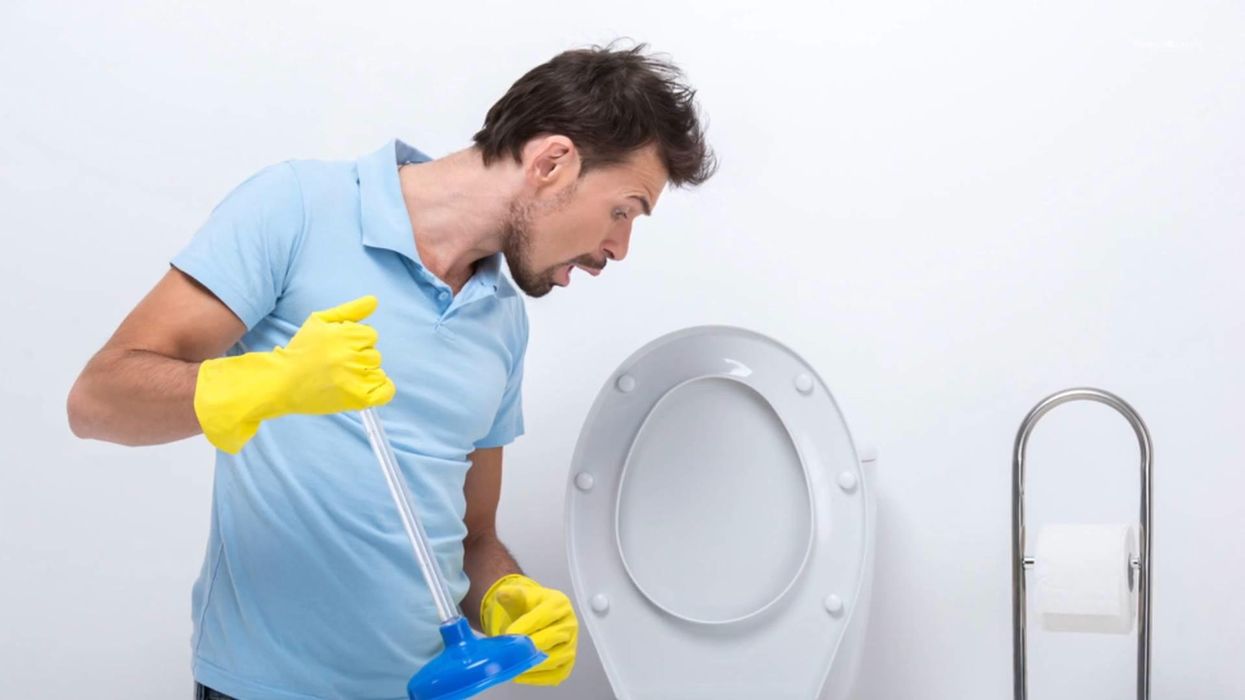 Woman nearly falls down the toilet and gets her 'bum wet' after brother leaves the toilet seat up