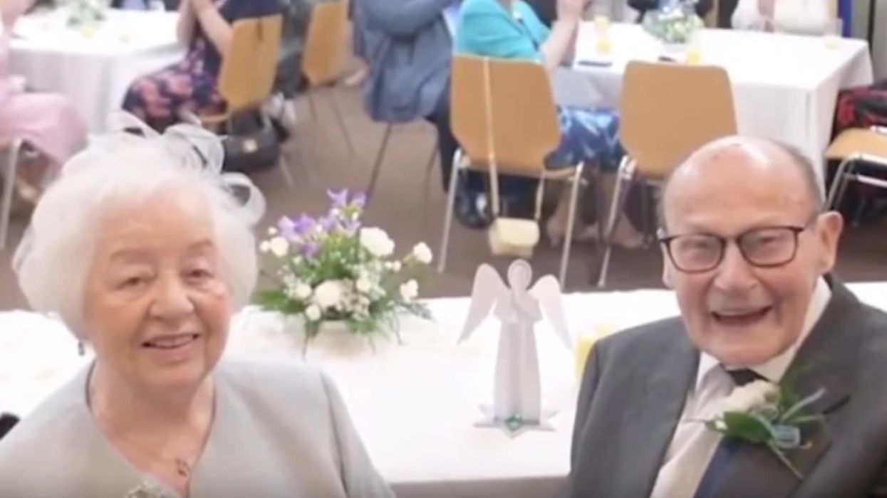 95-year-old man gets married for first time proving you're never too old to find love