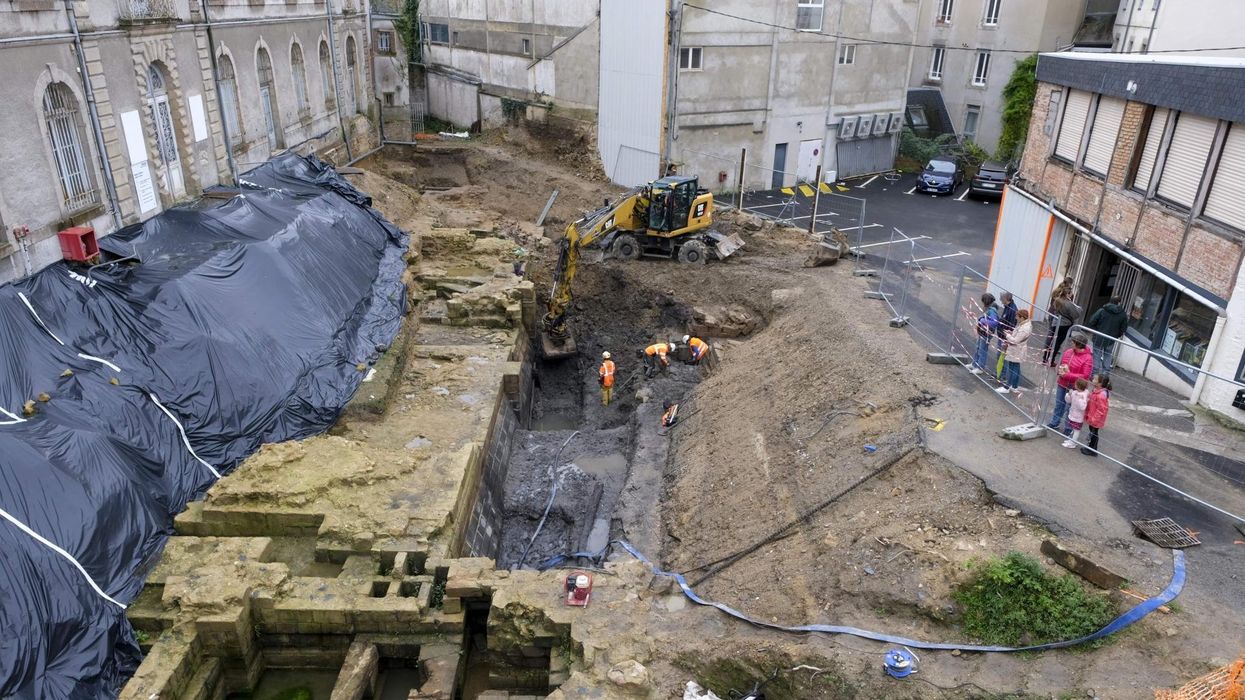 640-year-old castle discovered under a hotel in France