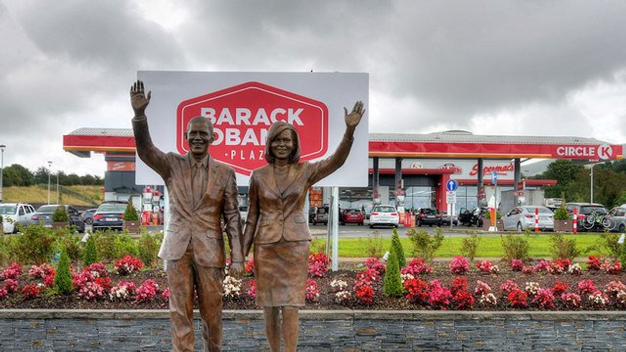 A 'Barack Obama' gas station in Ireland has gone viral