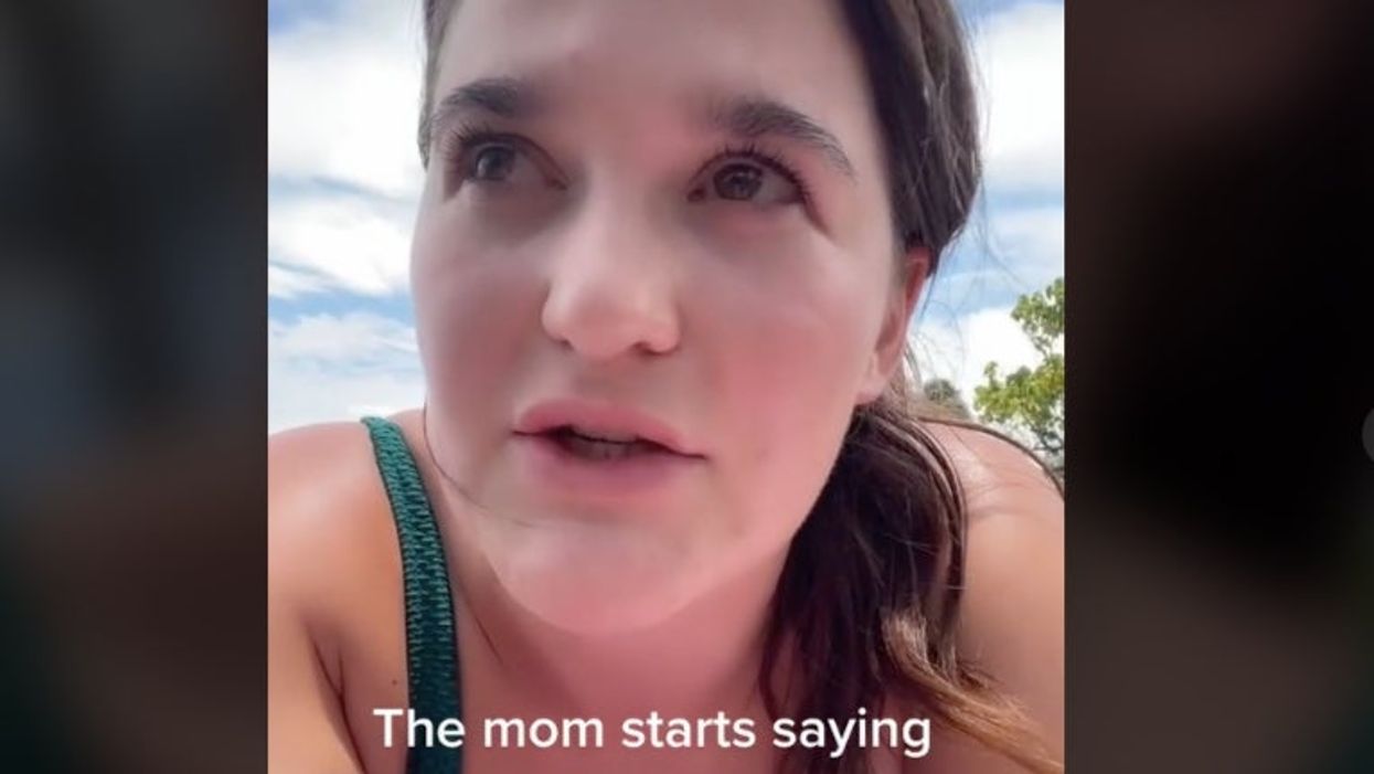 A beachgoer in Hawaii was told by a mother to leave the beach because of her bikini