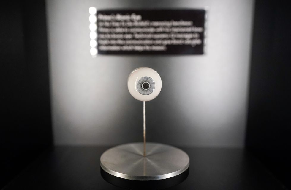 A bionic eye used by Bond\u2019s returning nemesis Blofeld (Andrew Matthews/PA)