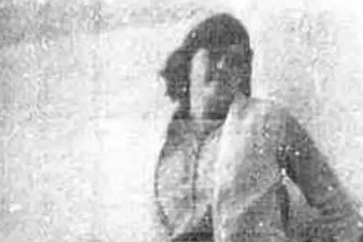 A black and white image of missing Sheila Fox