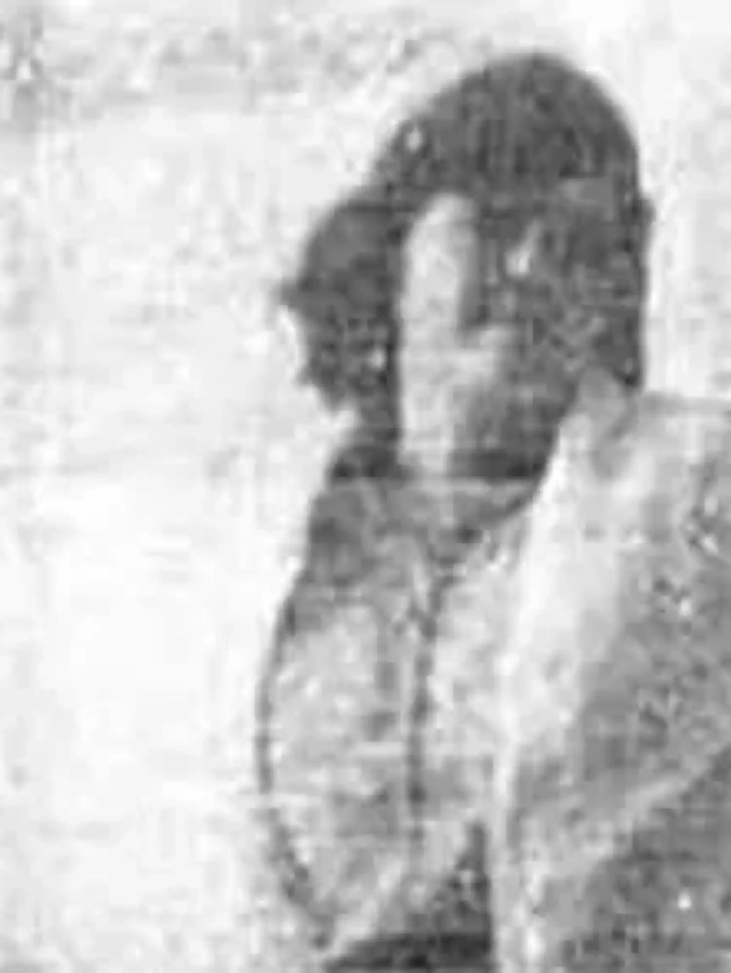 A black and white image of missing Sheila Fox