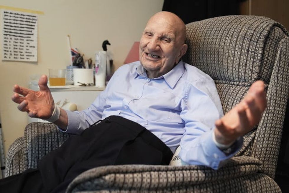 A branch of the Royal Naval Association is appealing for well-wishers to send 100th birthday cards to Second World War veteran Dougie Shelley who served in the Arctic Convoys, to make his surprise celebration extra special. (Stefan Rousseau/ PA)