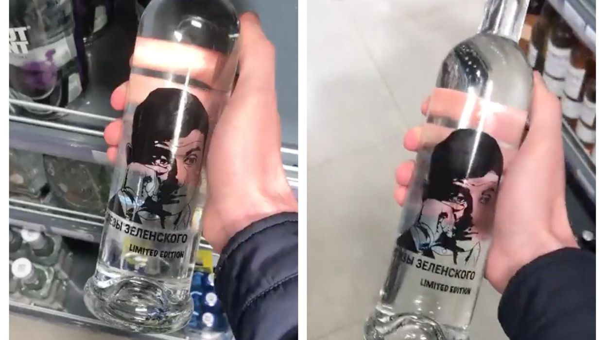 'Zelensky's Tears' vodka on sale in Russia, shows video