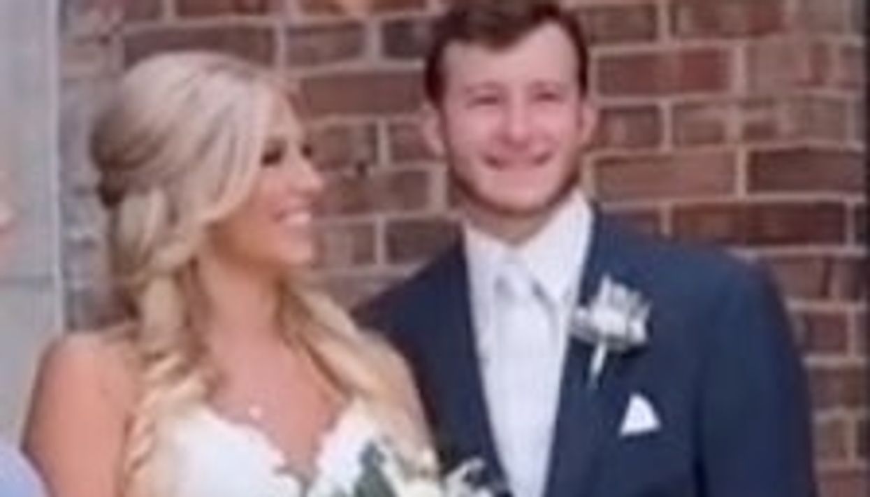 <p>A bride was accidentally called by her groom’s ex-girlfriend’s name during  a wedding photoshoot.</p>