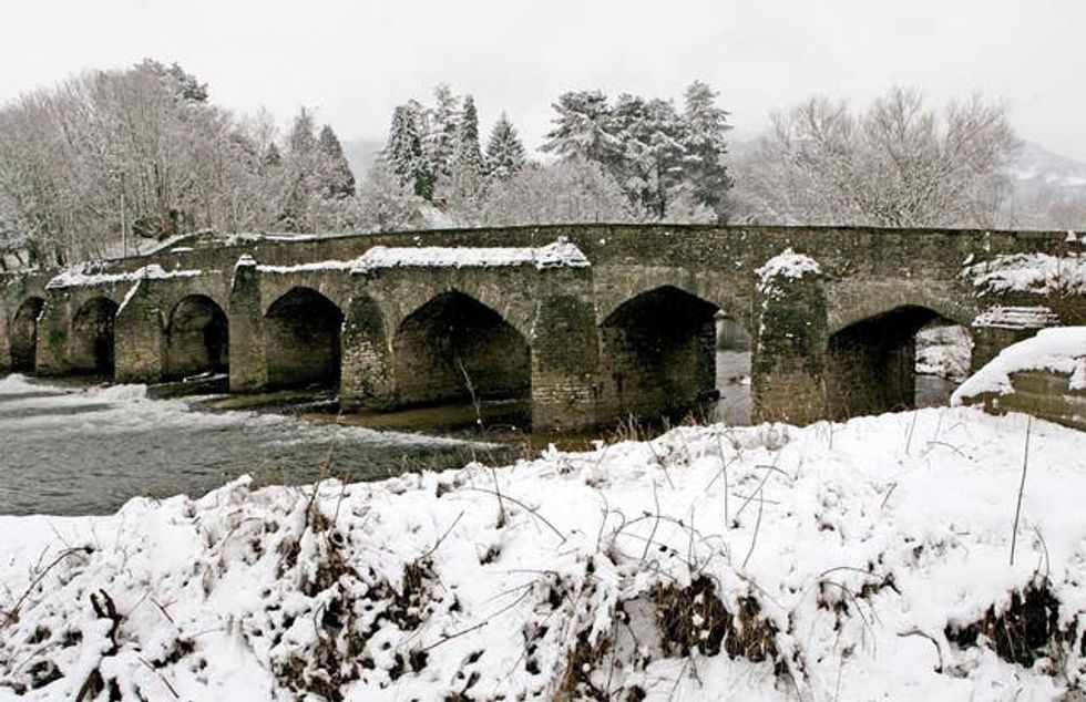 A bridge in Abergavenny
