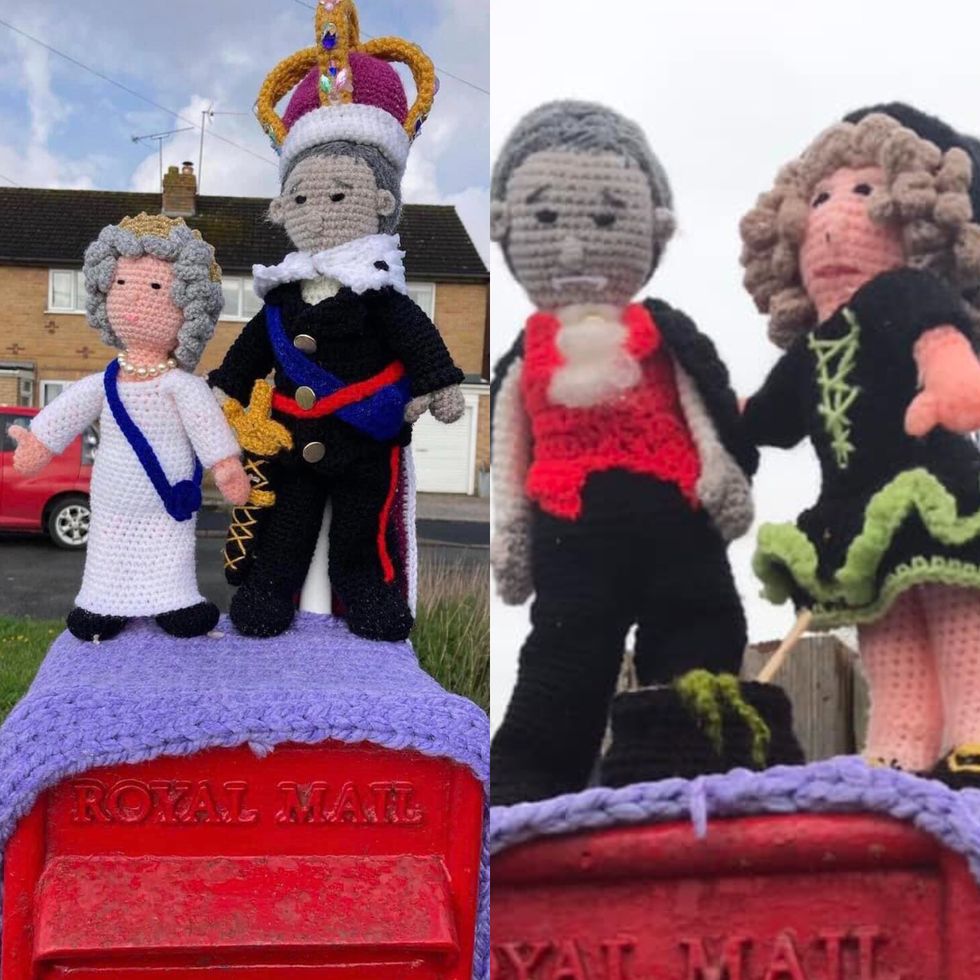 King and Queen given spooky transformation as part of Halloween postbox topper