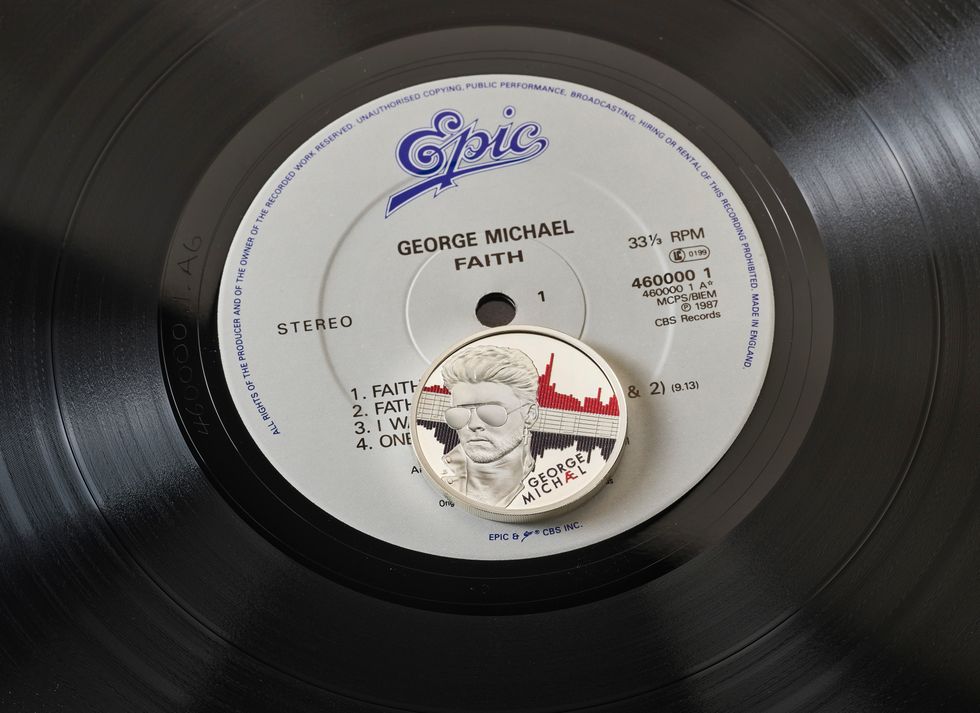 George Michael takes centre stage on Royal Mint’s new collectable coin