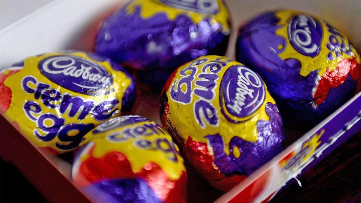 <p>A collection of Cadbury Creme Eggs which apparently have 6.5 teaspoons of sugar in one single egg</p>