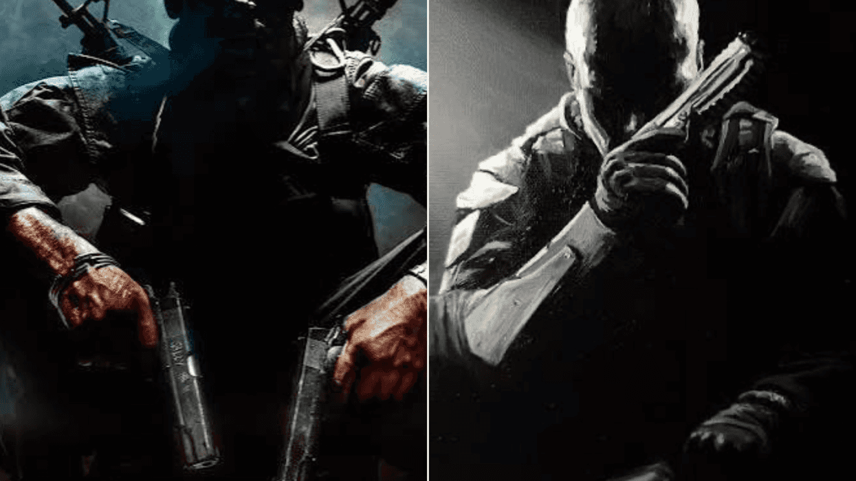 A composite image of artwork for Call of Duty Black Ops and Call of Duty Black Ops 2