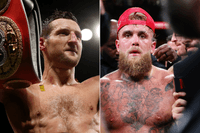 A composite image of Carl Froch and Jake Paul