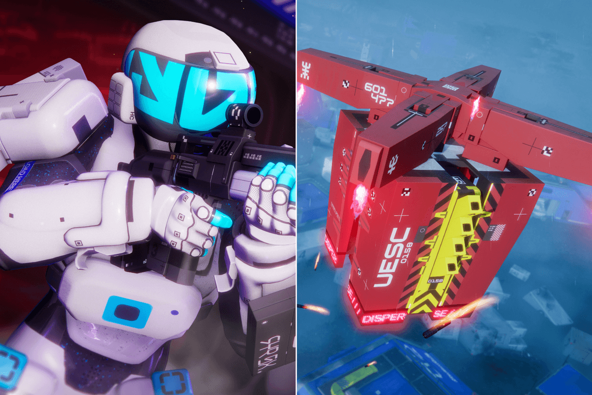 A composite image of official Marathon screenshots