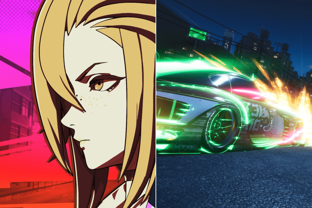 A composite image of Screamer screenshots