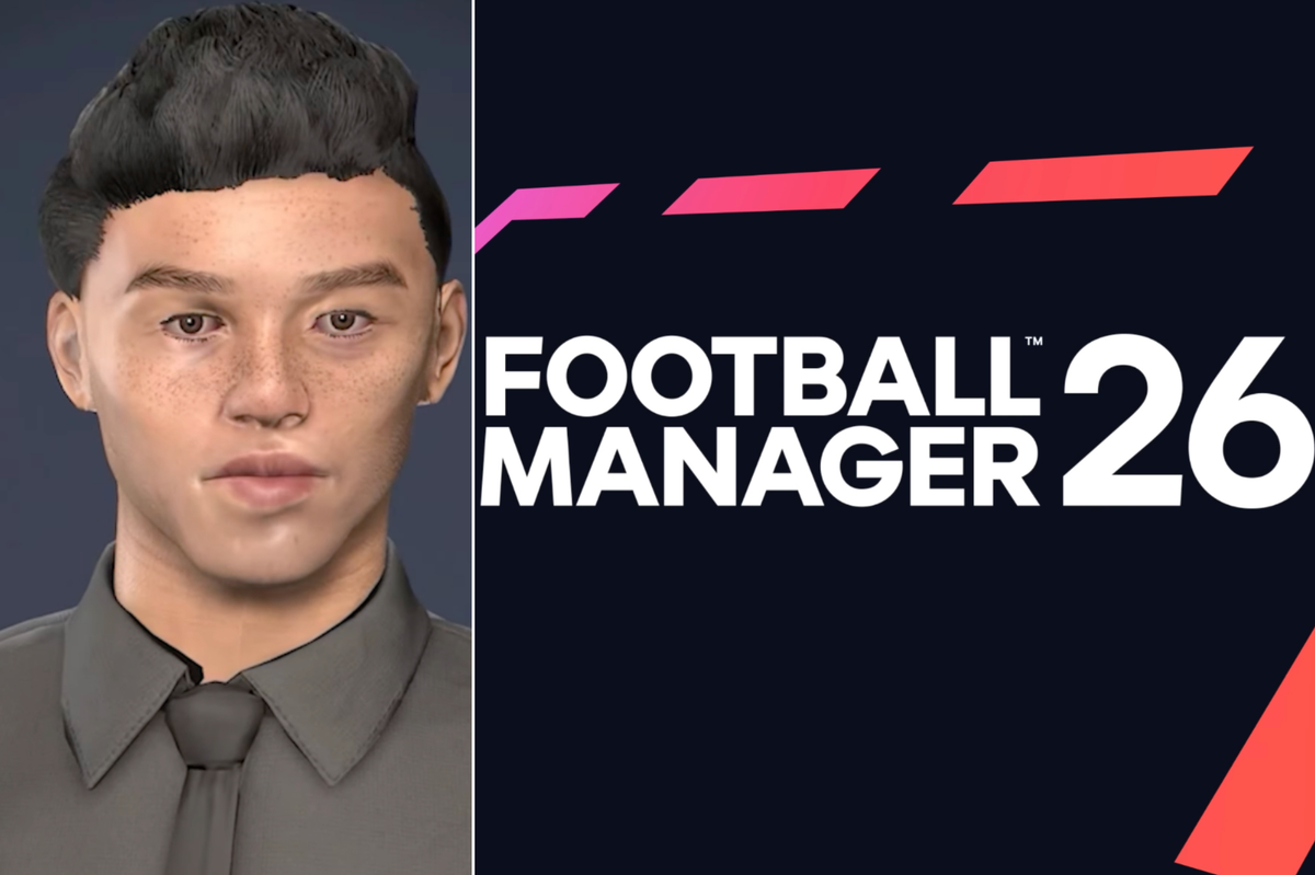 A composite image of screenshots from Football Manager 26 trailers