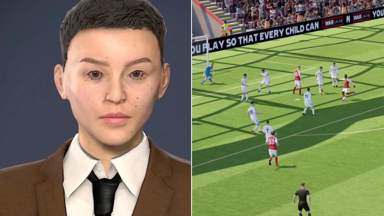 A composite image of screenshots from Football Manager 26 trailers