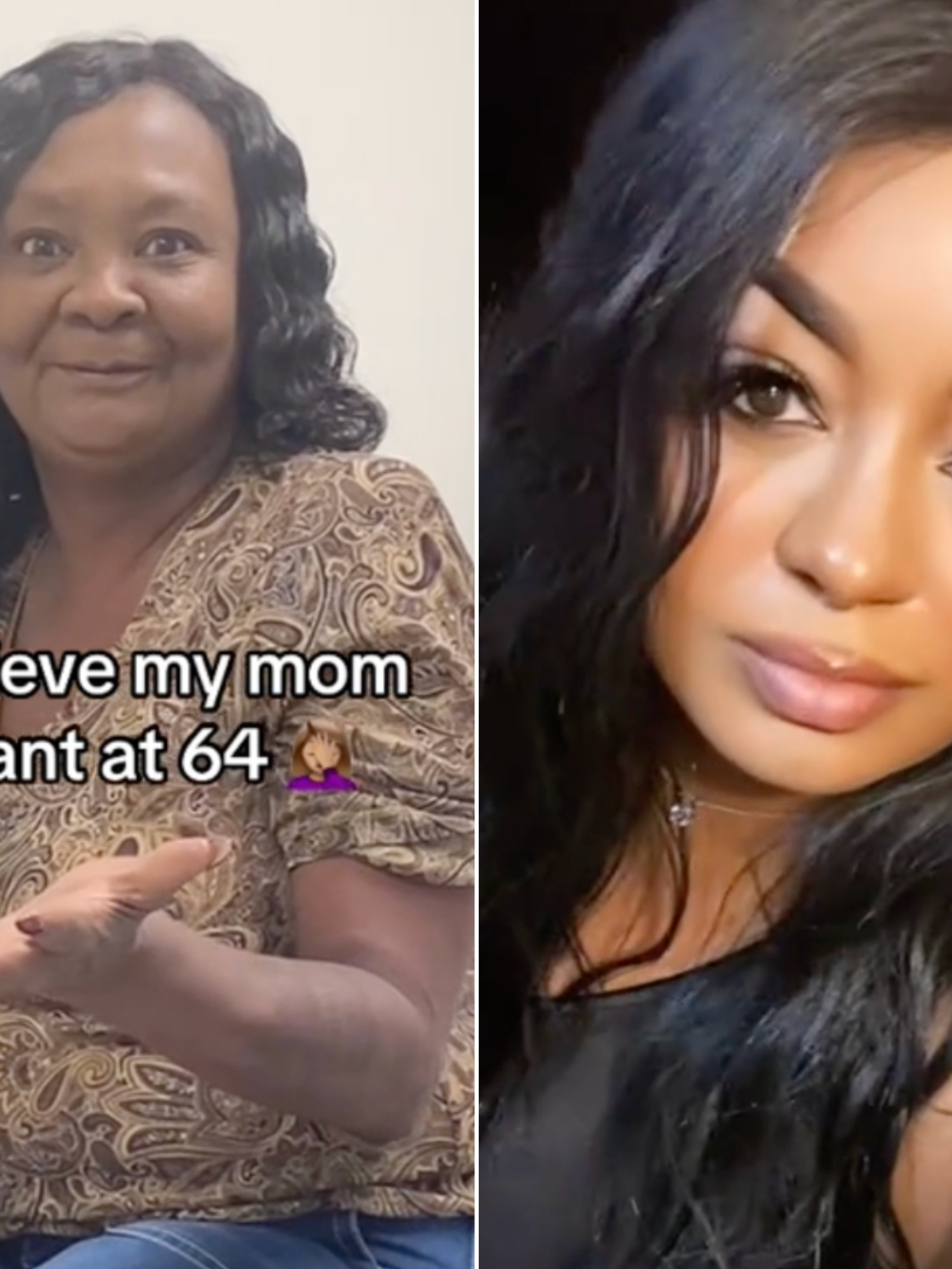 A composite image of screenshots taken from Suni_Palms' TikTok videos