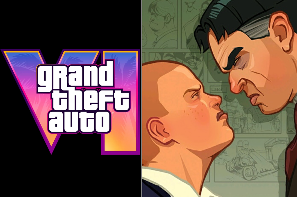 A composite image of the GTA 6 logo and artwork for Bully