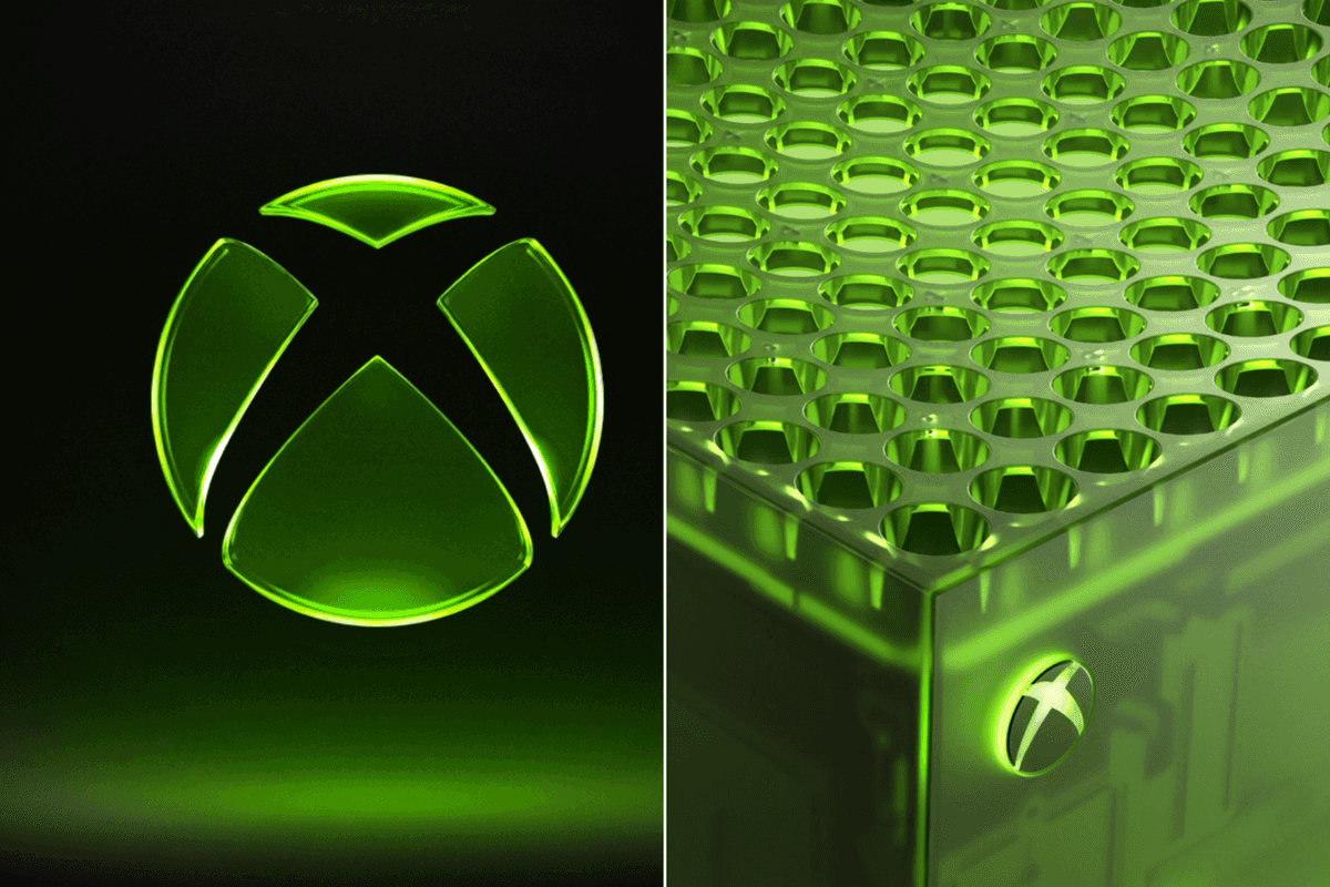 A composite image of the XBOX logo and the XBOX Series X25 console