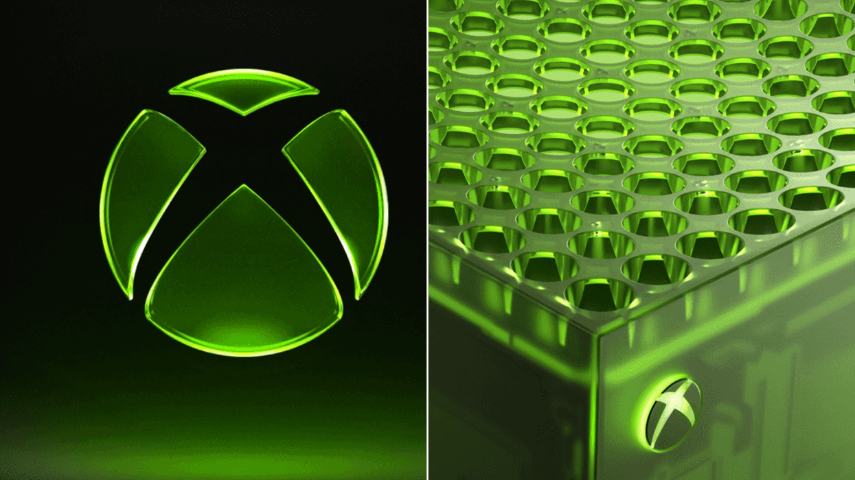 A composite image of the XBOX logo and the XBOX Series X25 console