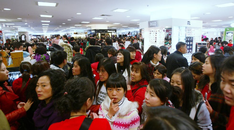 A department store on 29 November 2008 in Chengdu of Sichcuan Province, China