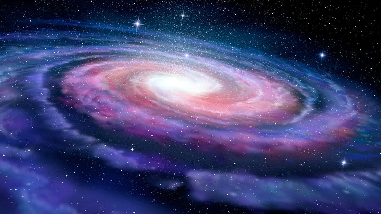 <p>A galaxy in outer space</p>