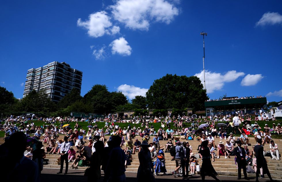 In Pictures: Sunny start to Wimbledon as England enjoys one of hottest June days
