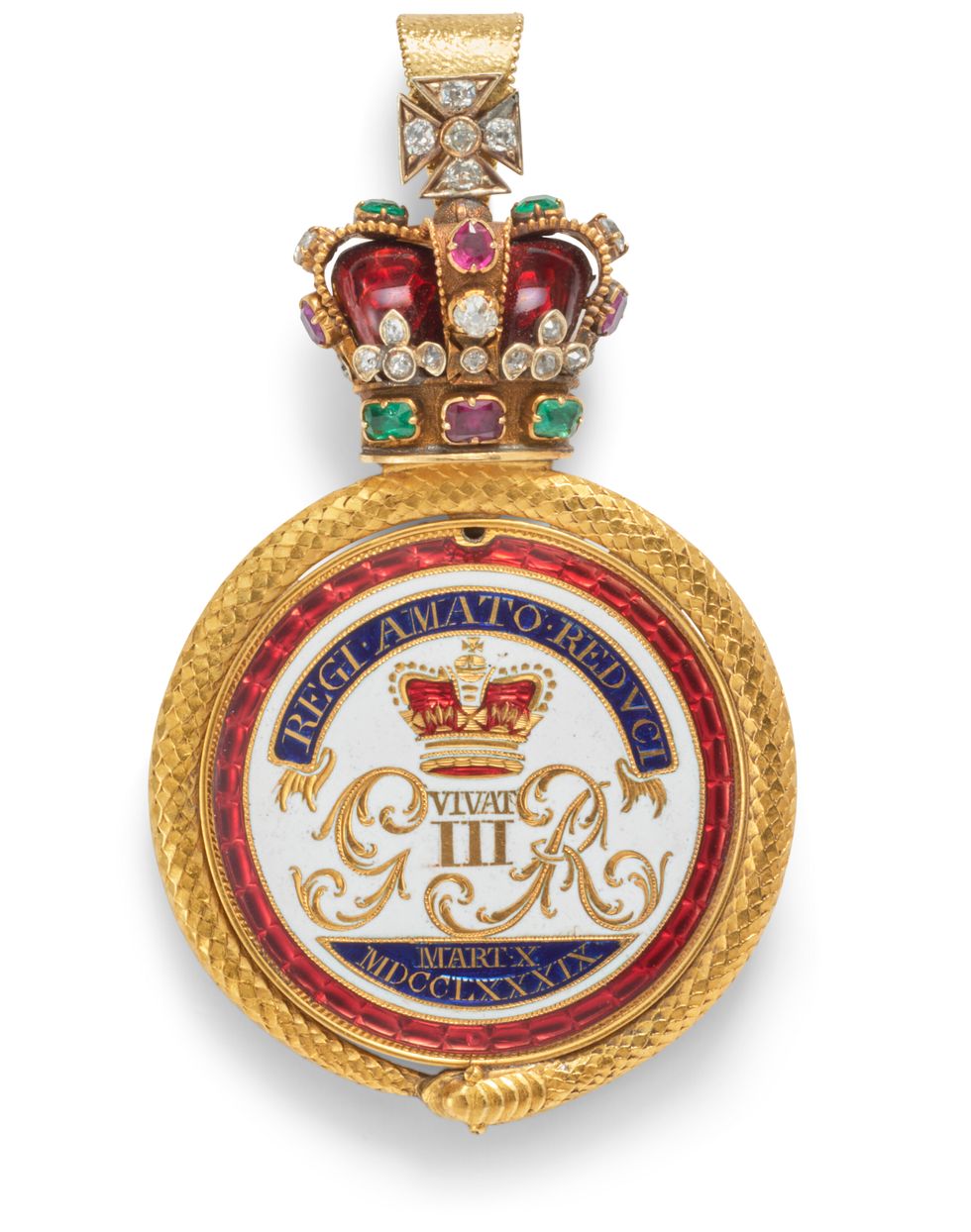 Gold medallion celebrating King George III’s recovery from illness to go on sale