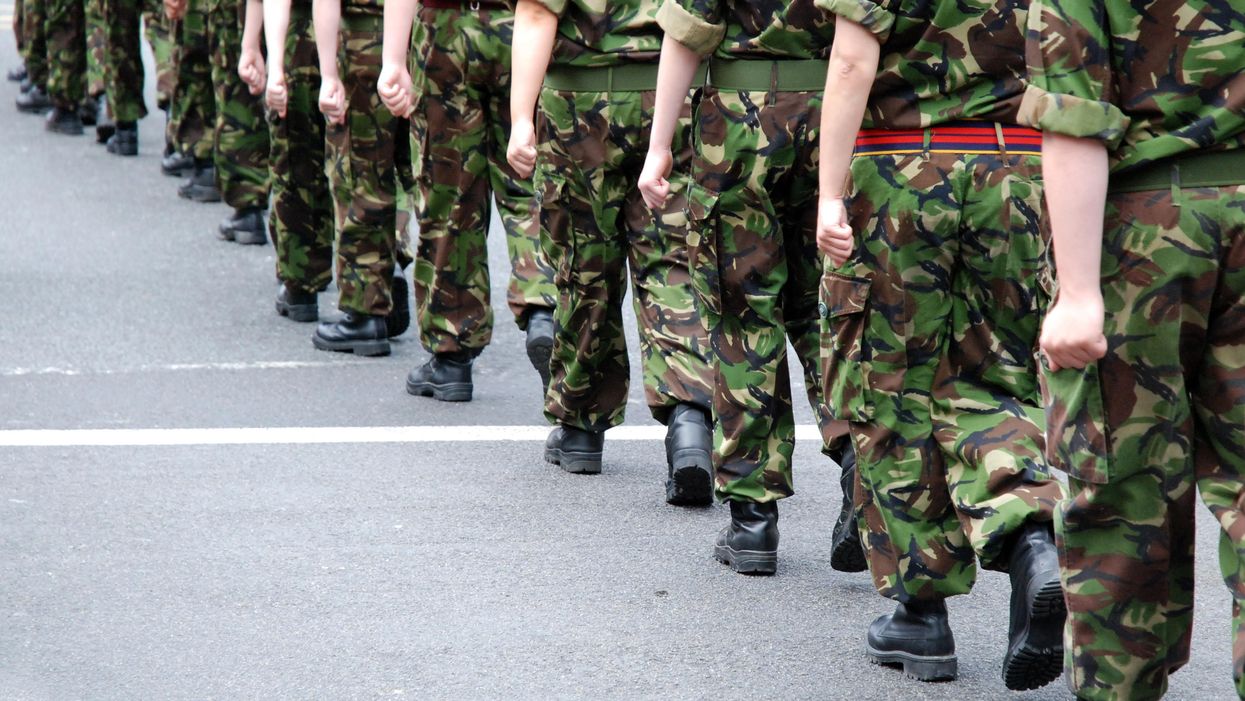 Army troops in trouble after being filmed having an orgy