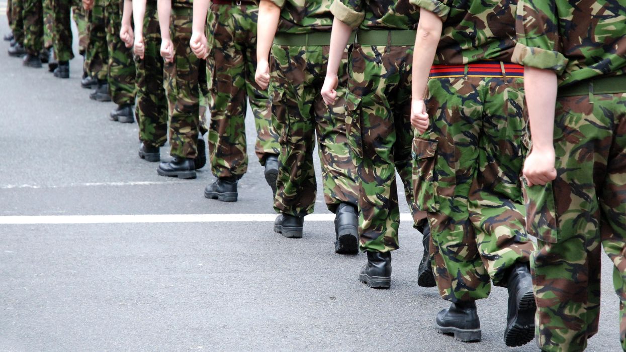 Army troops in trouble after being filmed having an orgy