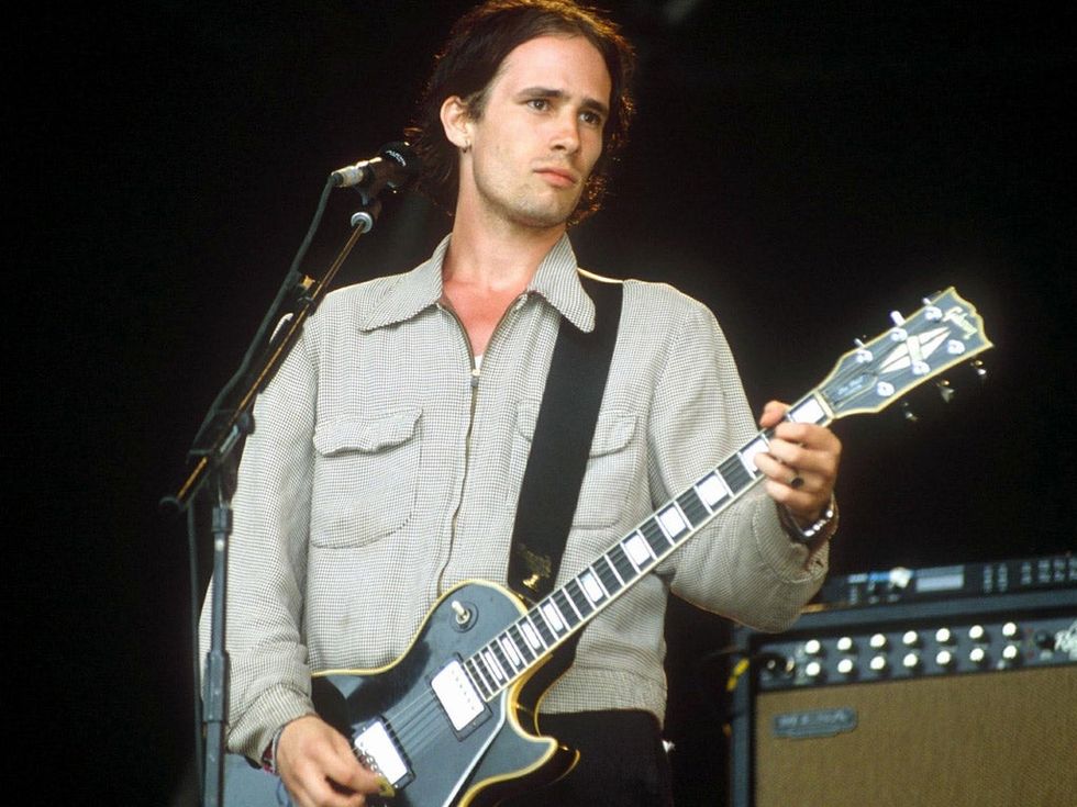 A legacy ever so slightly blotted: Jeff Buckley playing at Glastonbury in 1995