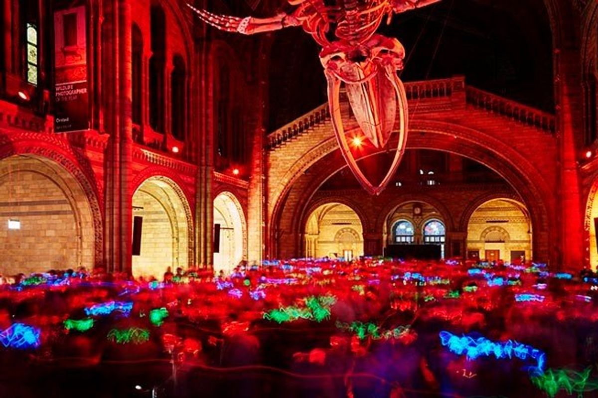 A look inside the Natural History Museum's silent disco