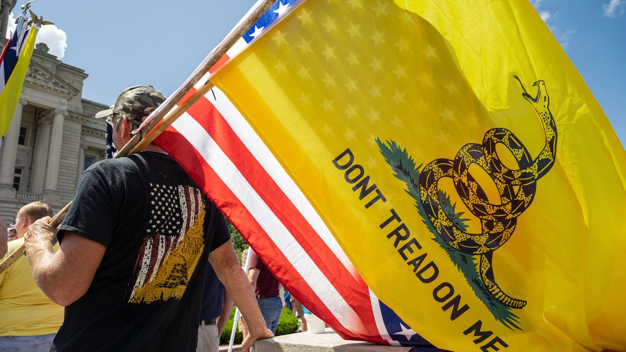 Meaning of the Gadsden flag as boy is kicked out of school for displaying symbol