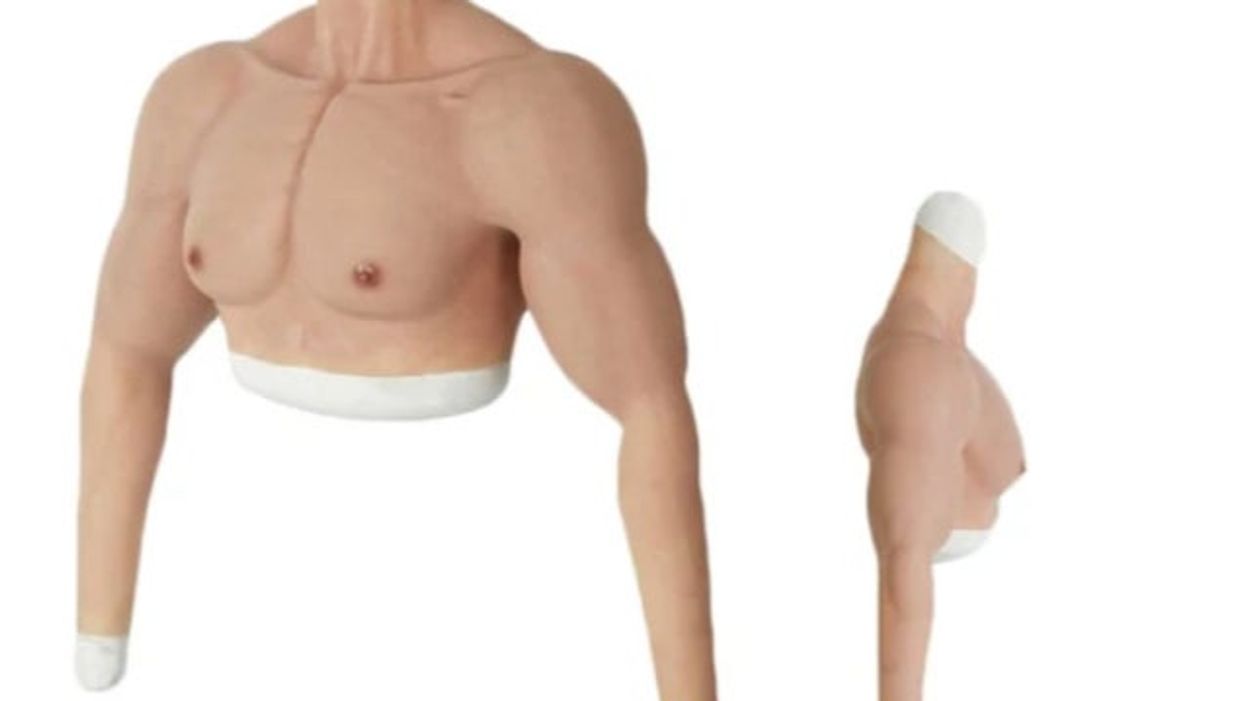 <p>A man wore a prosthetic bodysuit to fake his vaccine. </p>