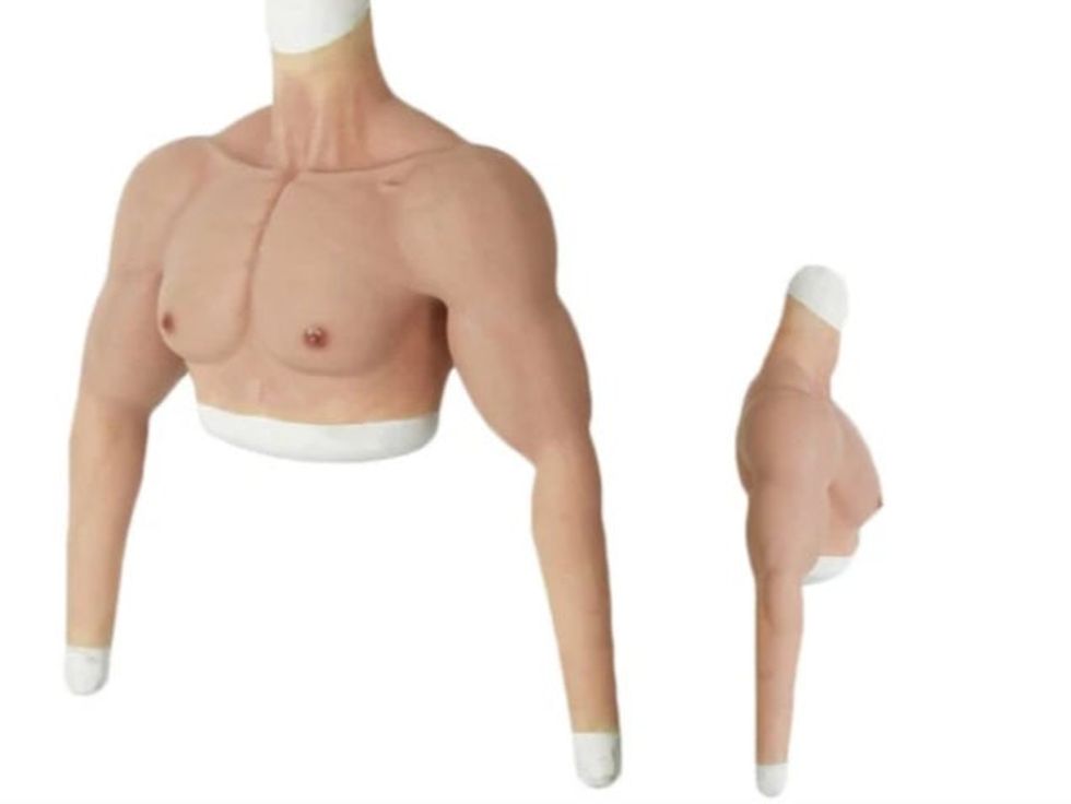 <p>A man wore a prosthetic bodysuit to fake his vaccine. </p>