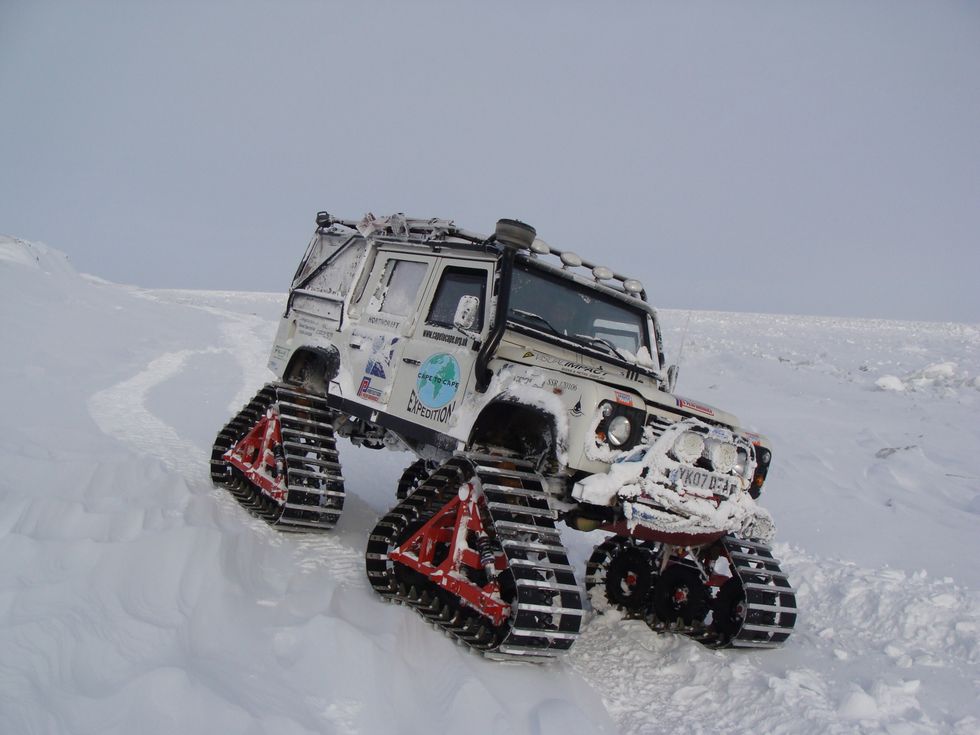 Floating Land Rover used to cross Bering Strait is to be sold at auction