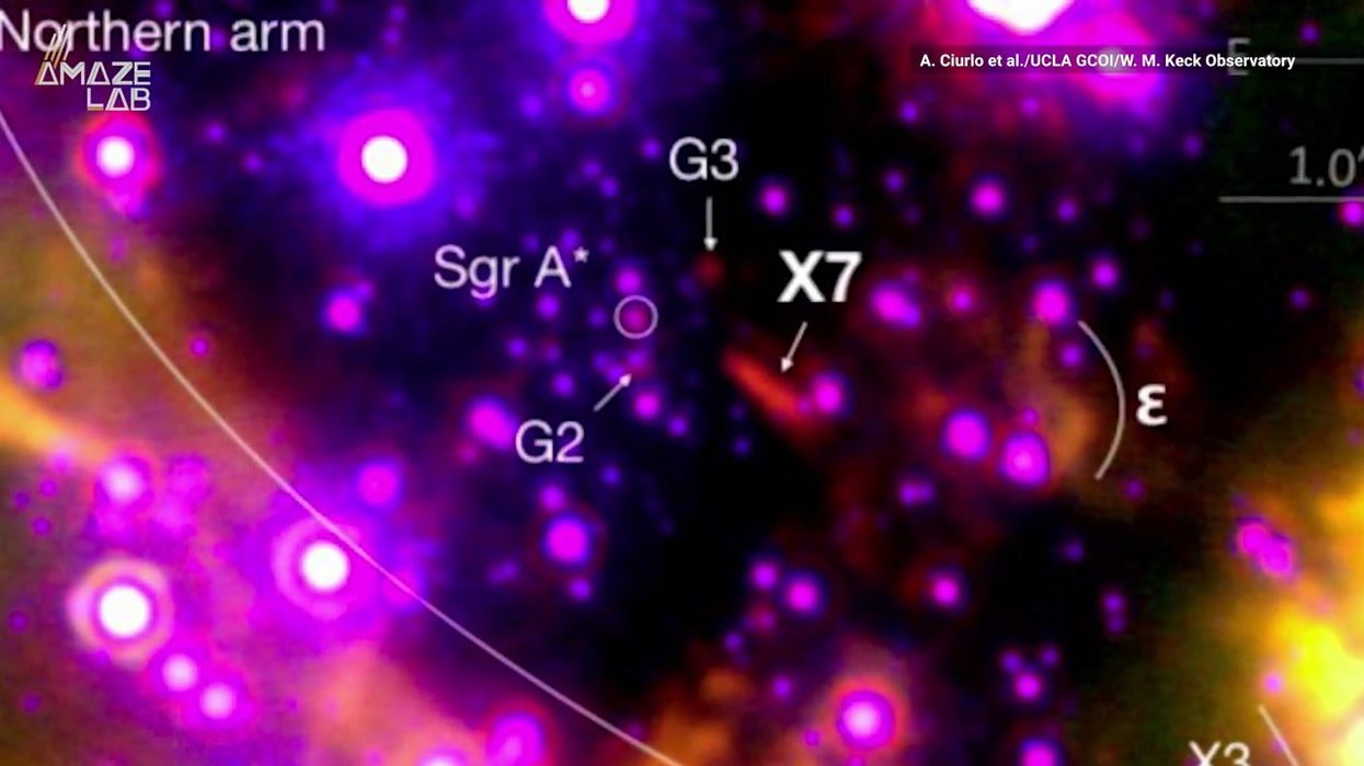 The reclassified galaxy is now a supermassive black hole pointing directly at Earth