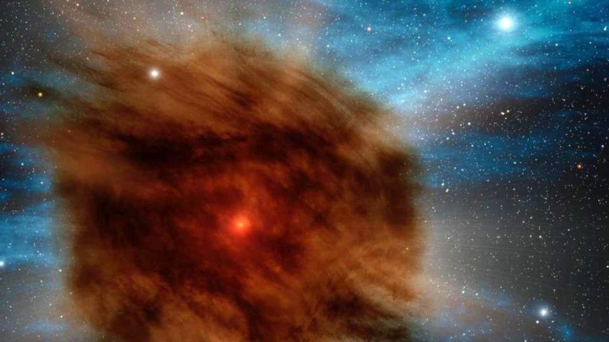 A Nasa artist's rendering of a previous supernova. Picture: