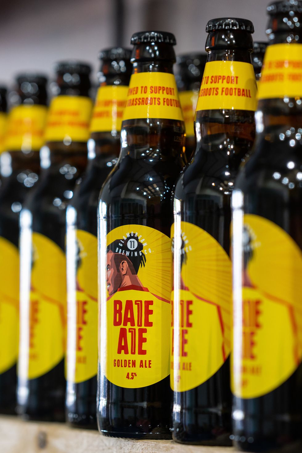 A percentage of the profits made from the beers will go towards supporting grassroots football in Wales. (Matt Horwood/Tesco)