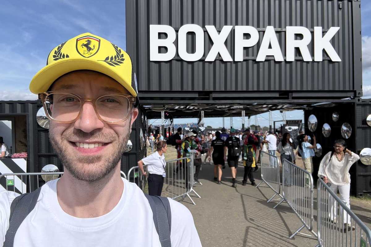 A photo of Jake Brigstock at BOXPARK at the British F1 GP