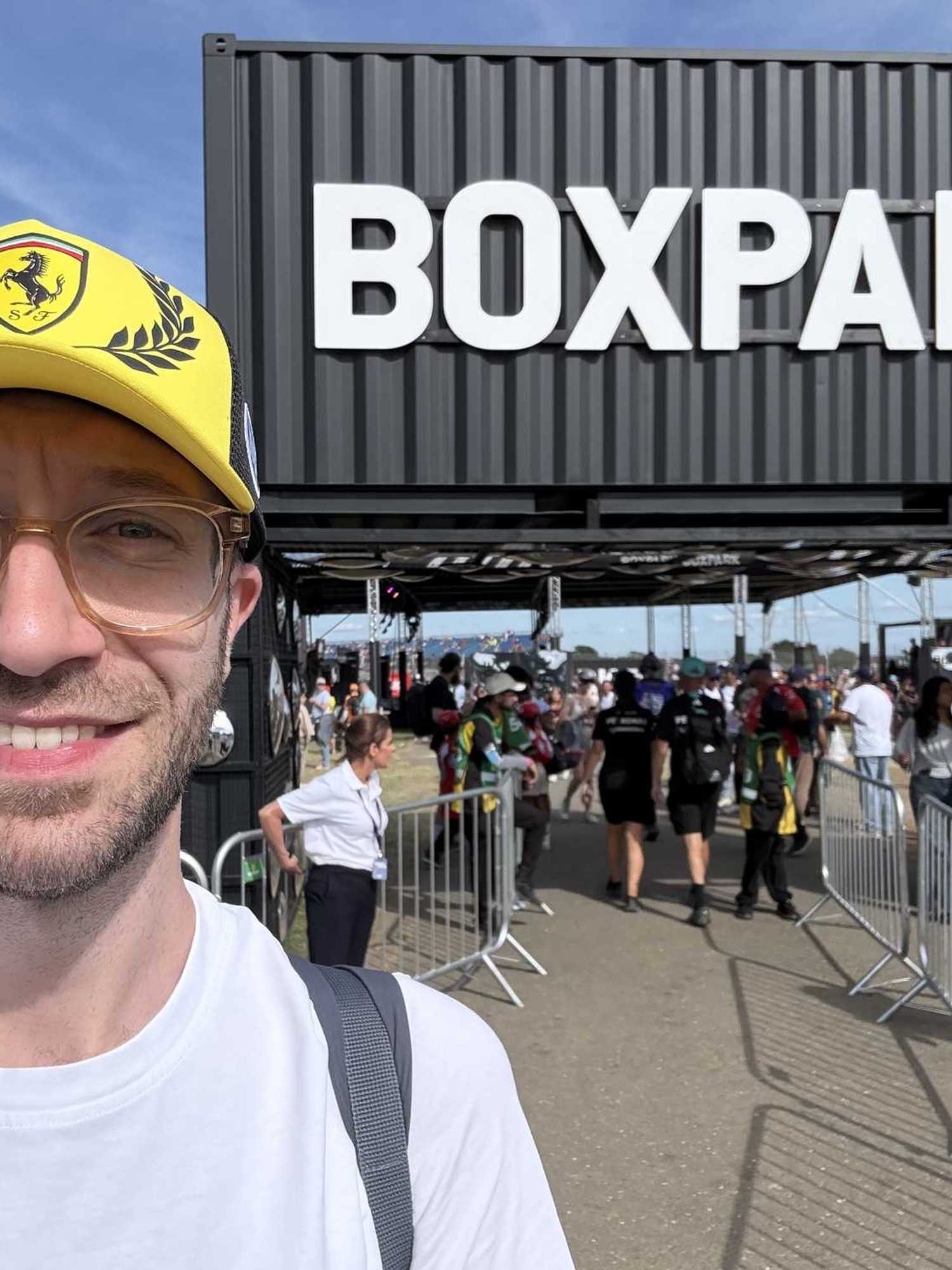 A photo of Jake Brigstock at BOXPARK at the British F1 GP
