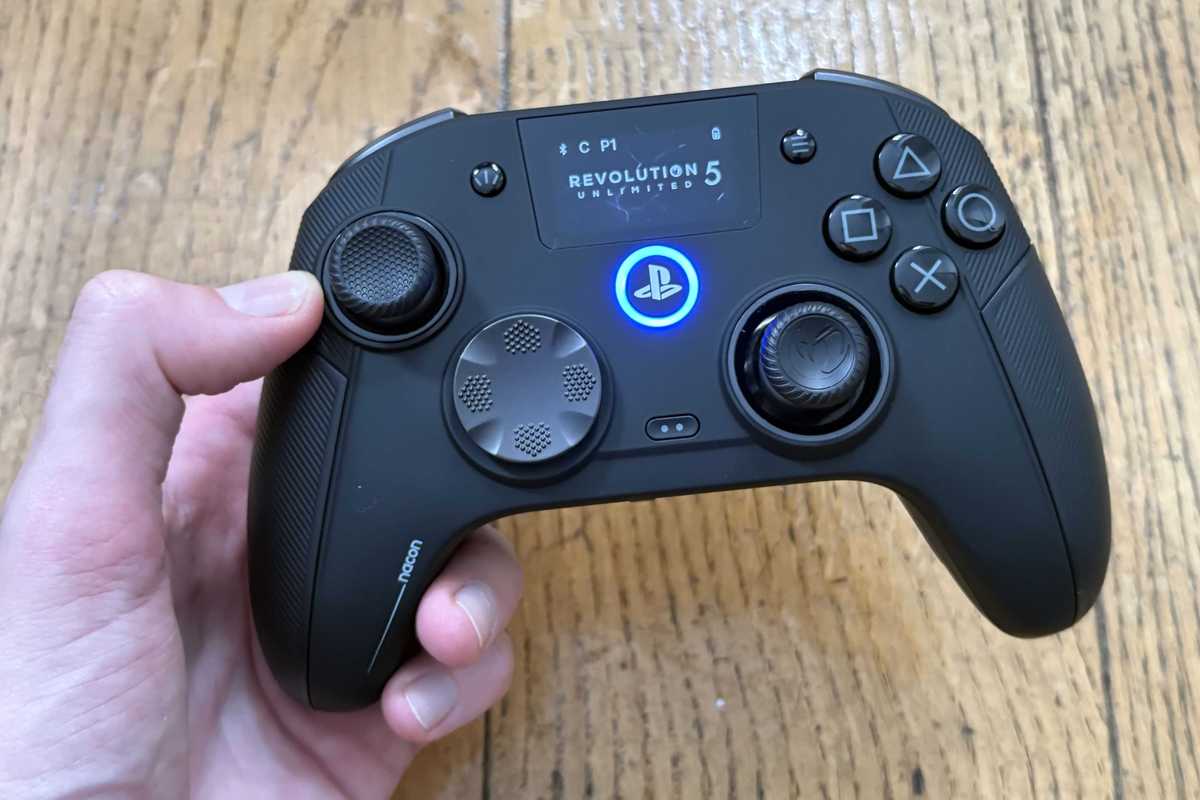 A photo of the Nacon Revolution 5 Unlimited pro controller