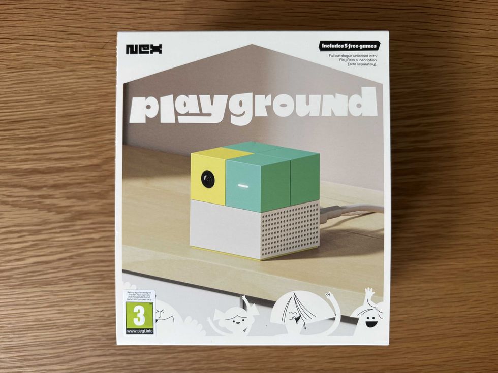 A photo of the Nex Playground box