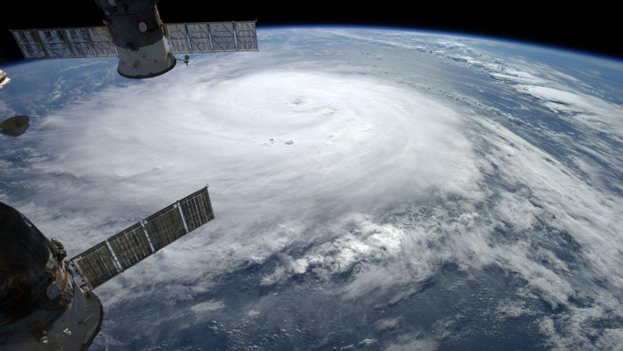 A picture of Gonzalo taken from the International Space Station